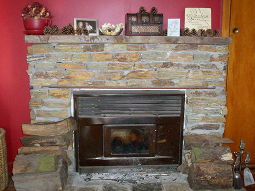 schist-fireplace